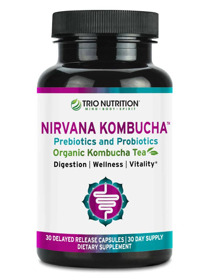 Trio Nutrition Nirvana Kombucha | Total Probiotic Digestive for wholesale by Trio Nutrition