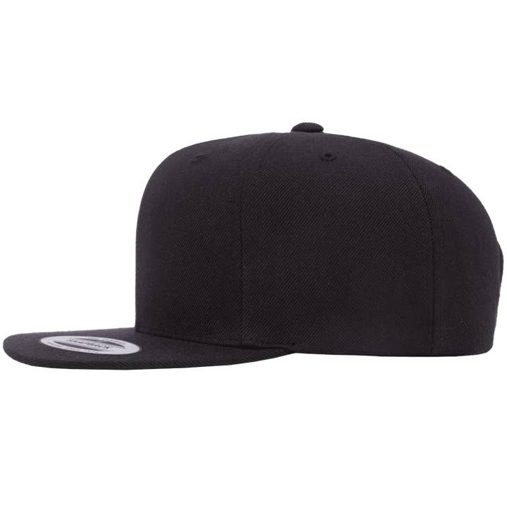 The Park Wholesale - Wholesale Flat Brim Cap - Men's - Yupoong 6089M Premium Snapback Hat, Flat Bill Cap - YP Classics®