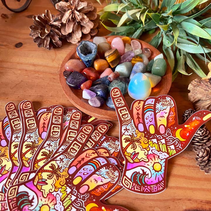 SeeknRevel - Wholesale Sticker - Stoked - Sticker