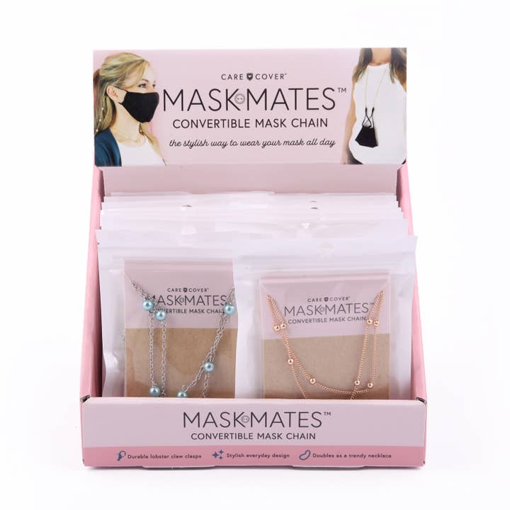 DM Merchandising - Vendita all'ingrosso Parure di gioielli - Cura Cover Maschera Accoppiamenti Convertibile Maschera Catena