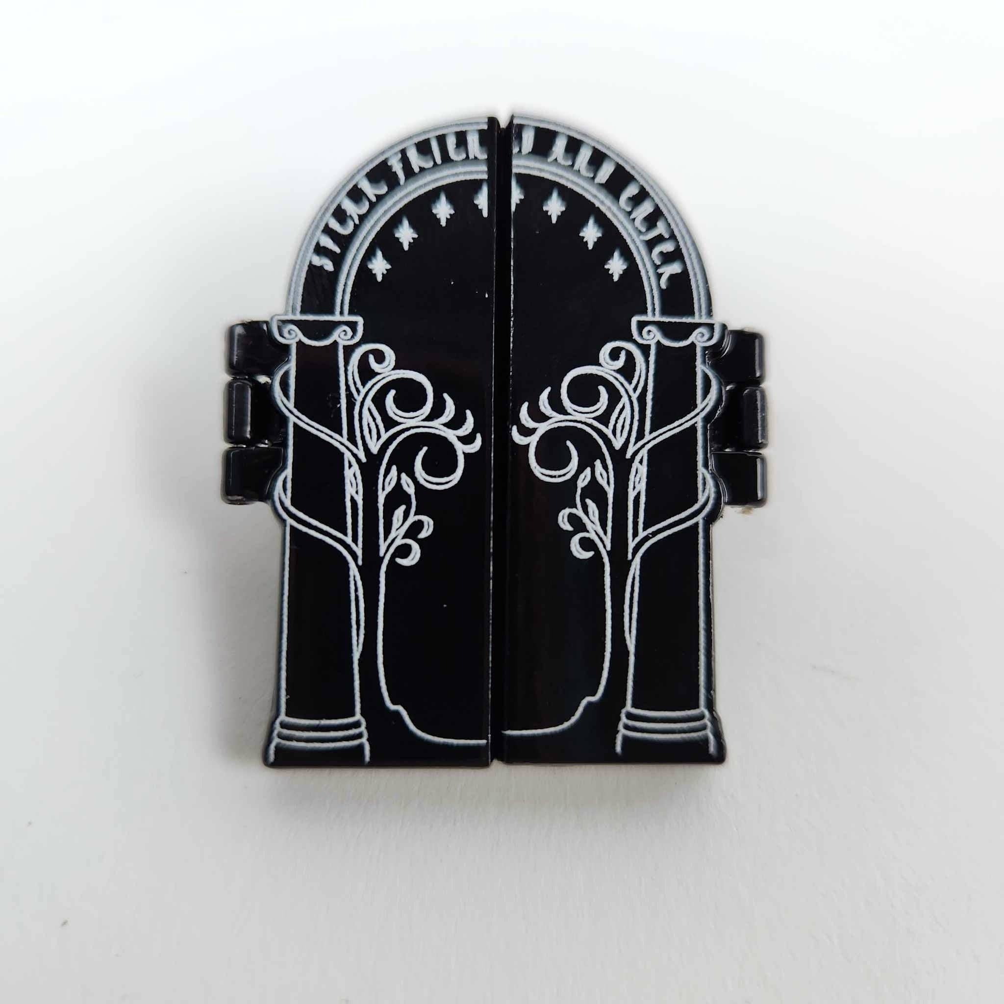 Collector's Outpost - Wholesale Lapel Pin/Button - Lord of the Rings Doors of Durin Pin3