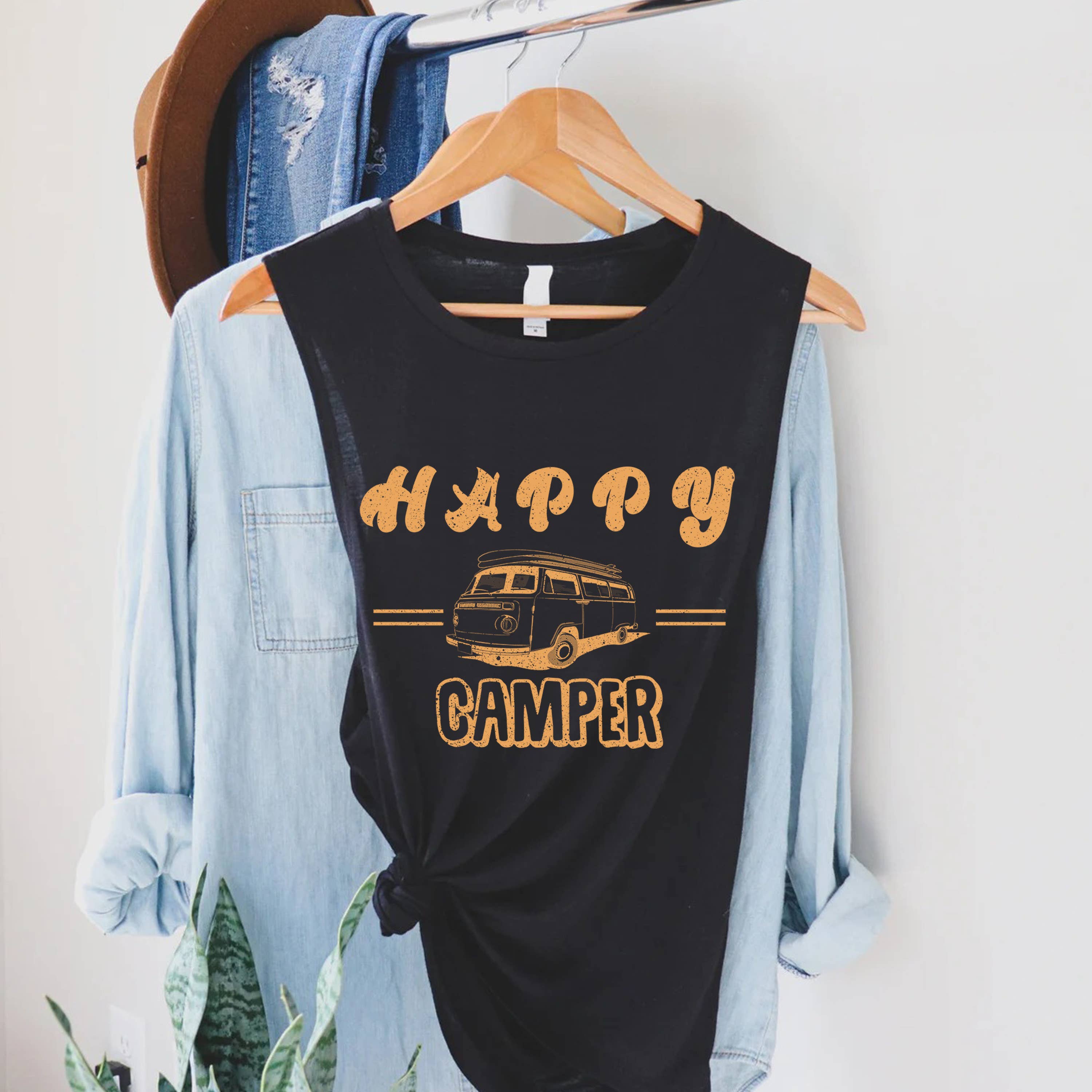 STARCHIS - Wholesale Tank Top - Women's - Happy Camper0