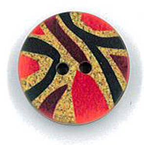 NEMARK - Wholesale Sewing Button/Snap - WHITE CORK PRINTED BUTTON1