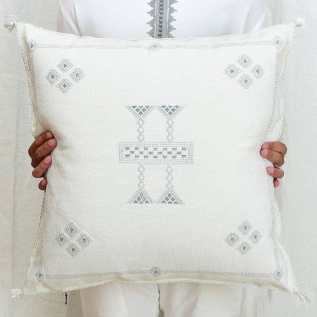Simply Moroccan - Wholesale Throw Pillow Cover - Handwoven Moroccan Cactus Silk Pillows