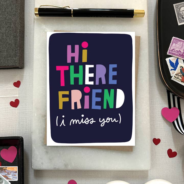 Barone and Co. - Wholesale Friendship Card - Hi There Friend Card1
