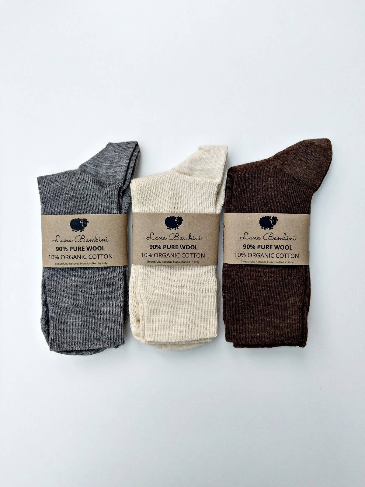 Lana Bambini - Wholesale Socks - Unisex - Chiara 90% wool / 10% cotton (adults socks)