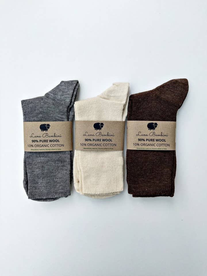 Lana Bambini - Wholesale Socks - Unisex - Chiara 90% wool / 10% cotton (adults socks)0