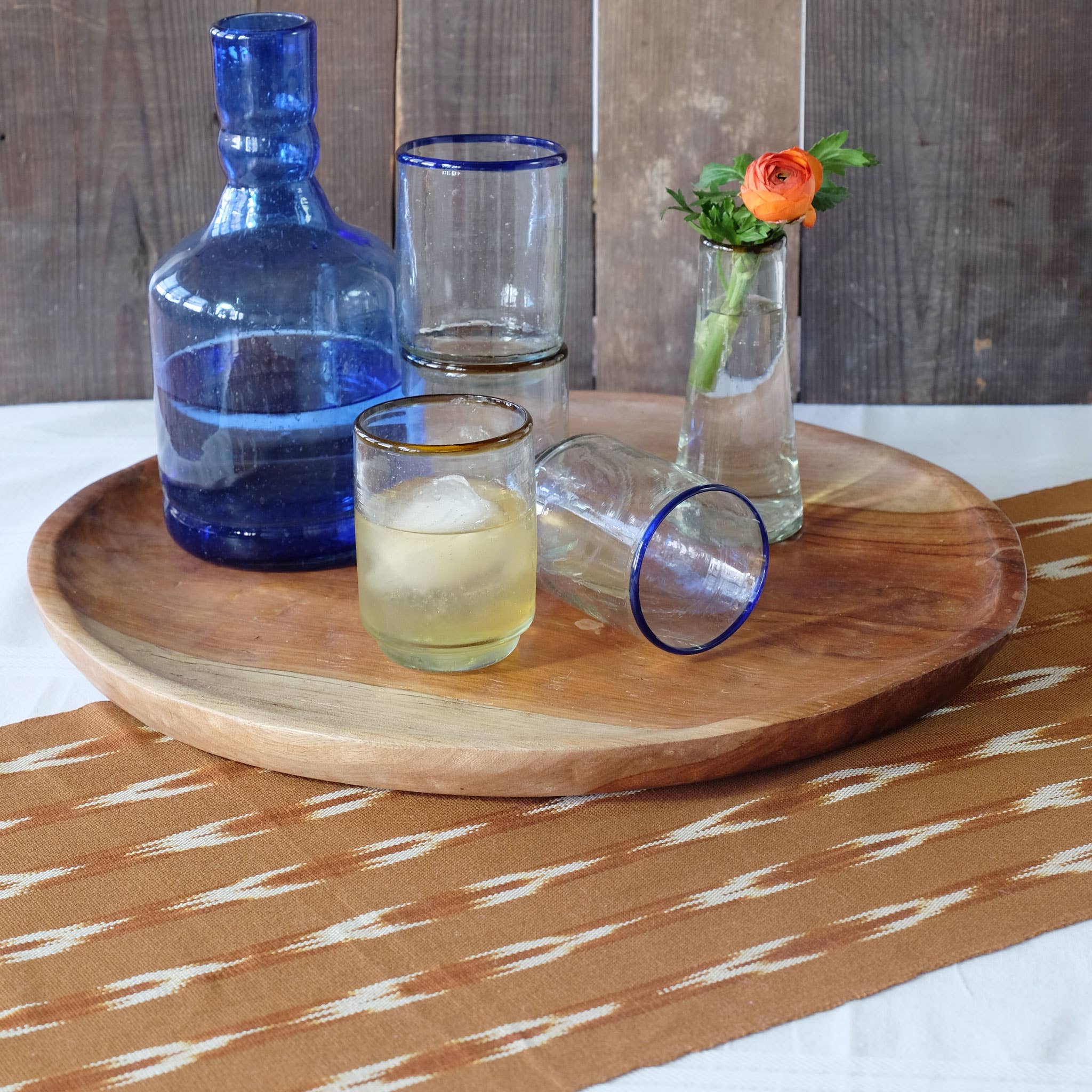 Sobremesa - Wholesale Table Runner - Serpentina Nutmeg w/White Table Runner4