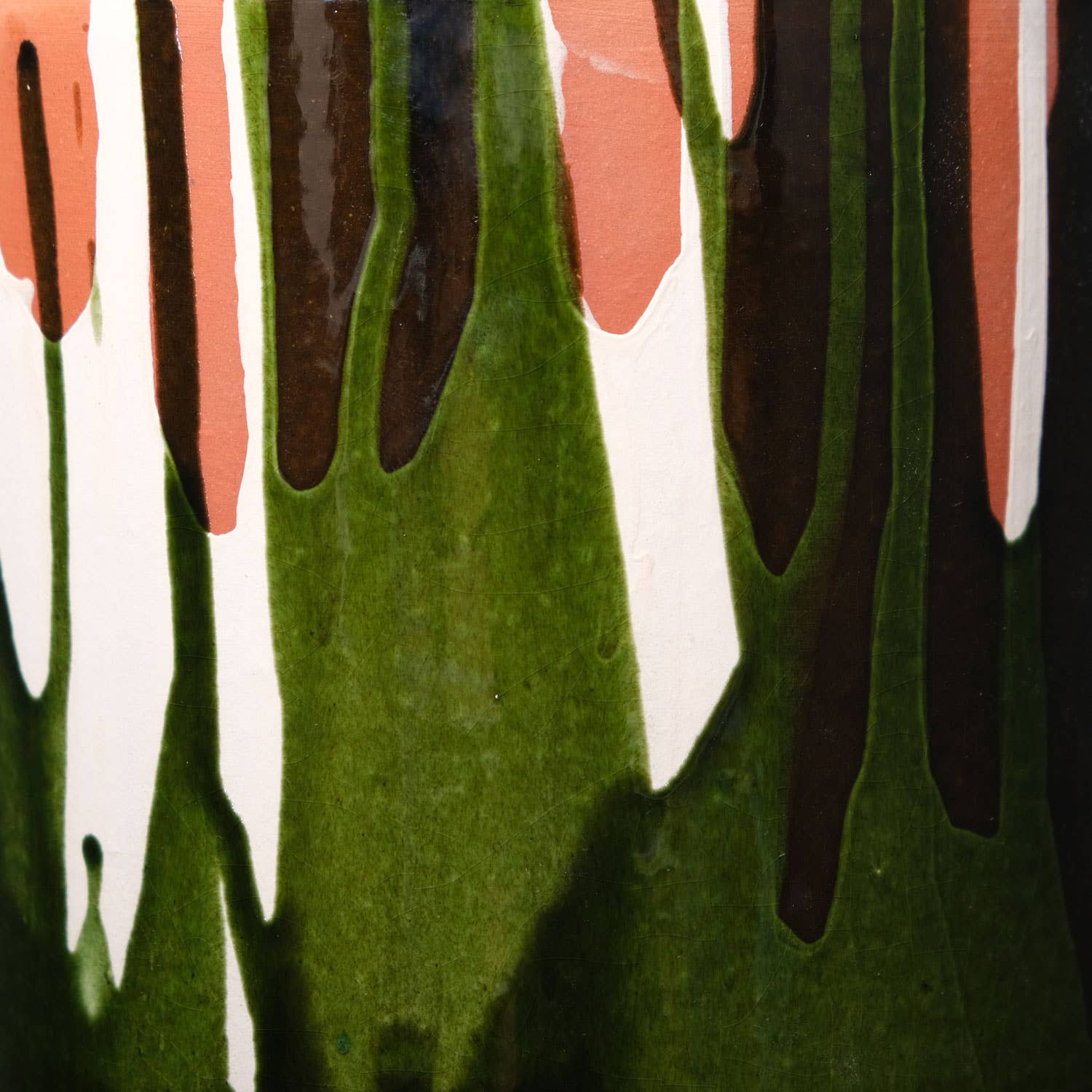 Casa Atlântica - Wholesale Plant Pot - Clay pot with white slip and green glaze8