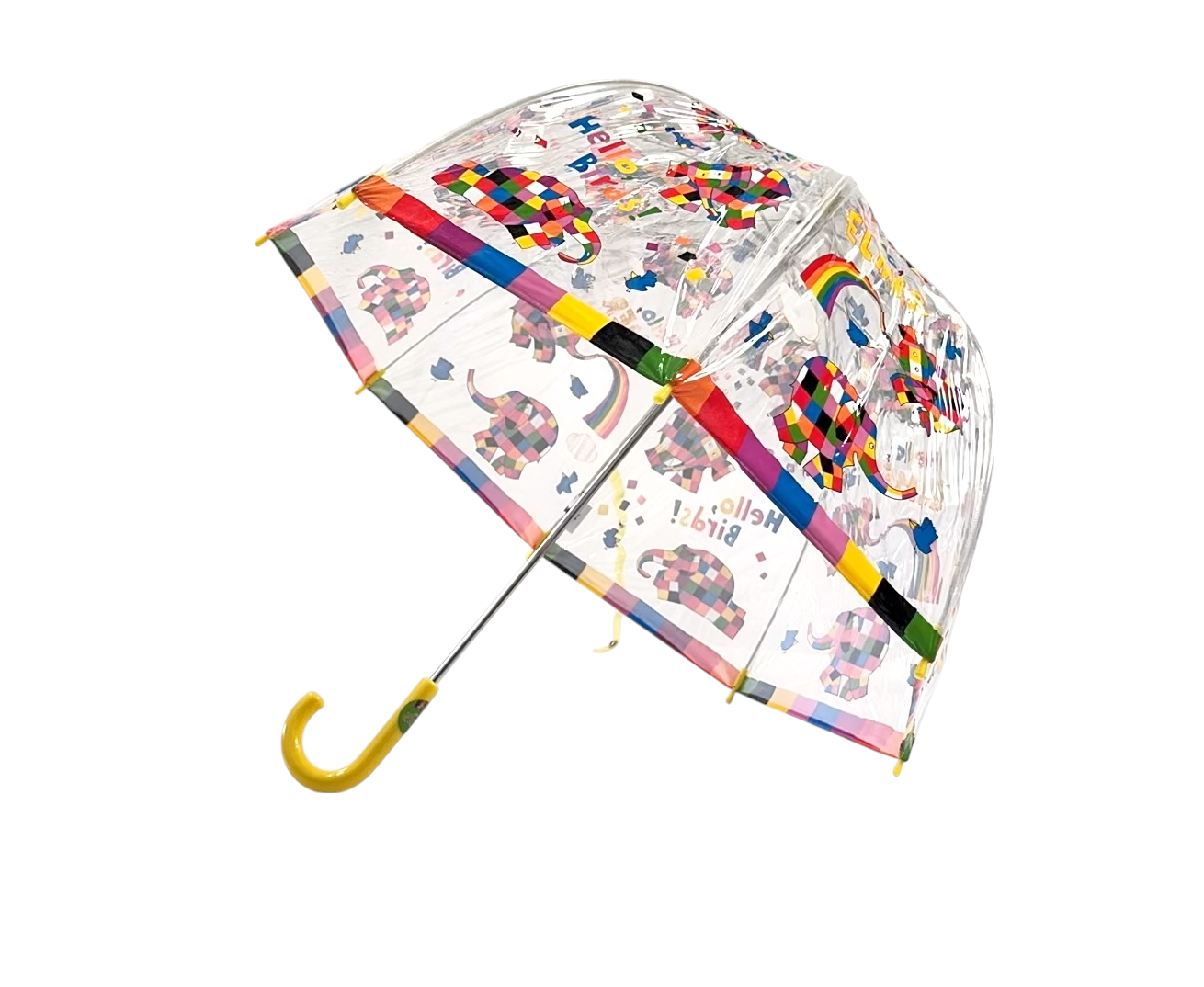 Soake – wholesale Umbrella – kids – Hello Elmer PVC Clear Dome Umbrella2