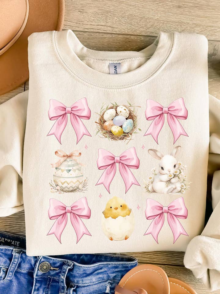 Happy Easter T-Shirt, Pink Easter Tee, Easter Bunny Sweater and other Purchase Wholesale easter tee. Free Returns & Net 60 Terms on Faire trending on Faire.