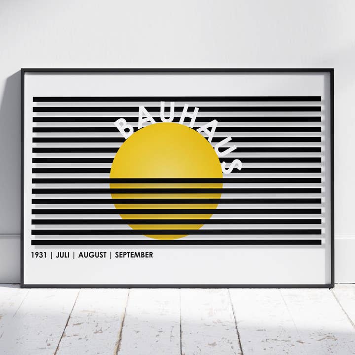 Decoração de Parede Geométrica Bauhaus - Poster de Parede em Rolo por atacado de House Prints