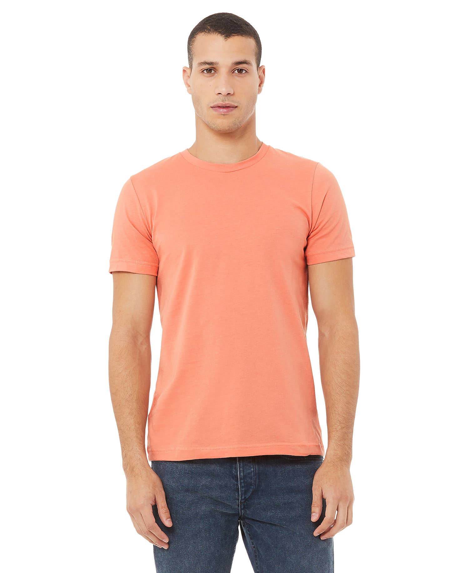 Print The Dream – Großhandel T-Shirt – Herren – Bella Canvas 3001 T-Shirt, unifarbene, weiche Unisex-Shirts43