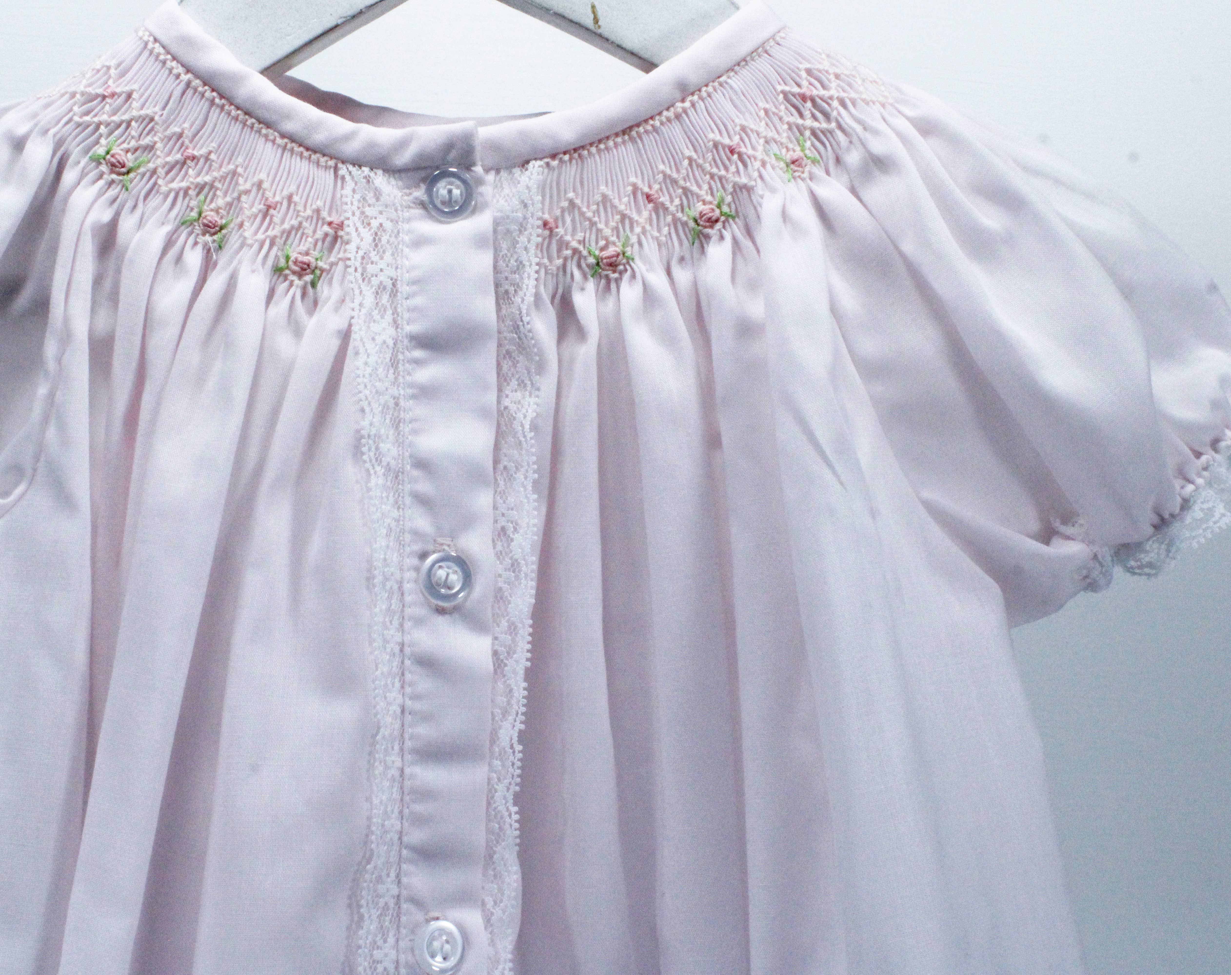 Baby Blessings Clothing - Wholesale Dress - Kids - Pink Geometric Flowers Sophia Dress Classic2