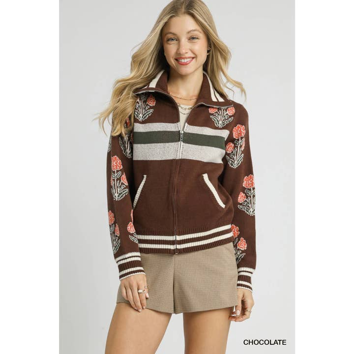 STYLE USA - Wholesale Jacket - Women's - Jacquard Knit Jacket 6
