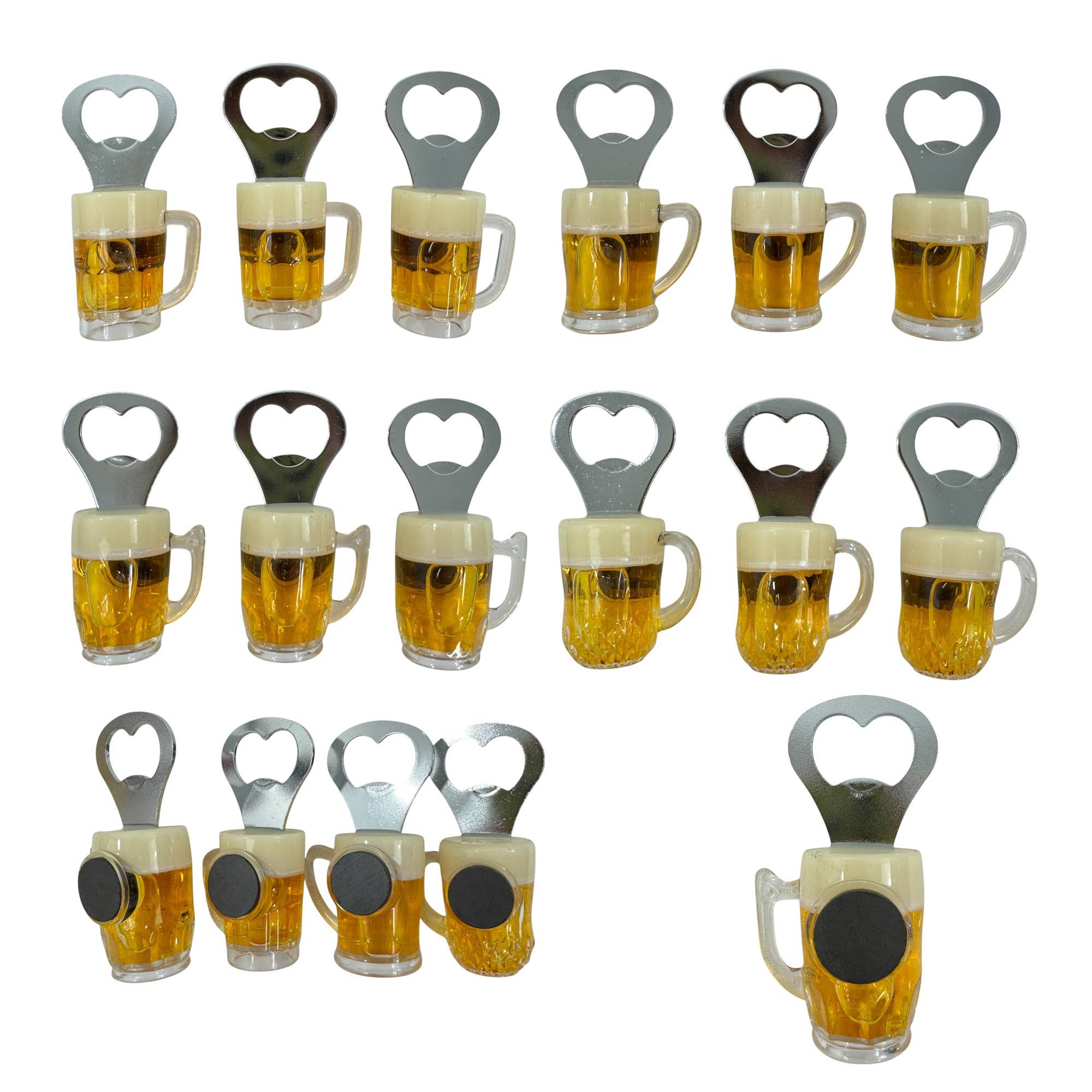 ONE COLOR Beer Miniature Bottle Opener BO720-1 (12PC) for wholesale on Faire3