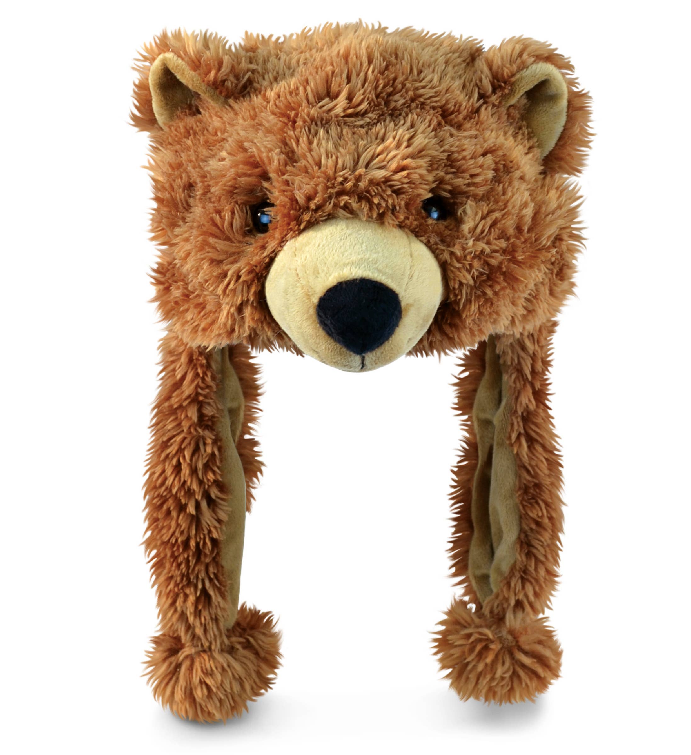 Cota Global - Vente Chapeau – enfant - Chapeau en peluche super doux - Ours Grizzly0