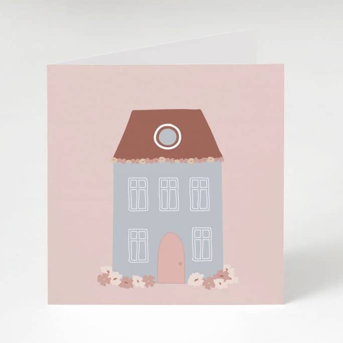 Nytt Hem Hälsningskort - Blå för wholesale av Folk + Nest™