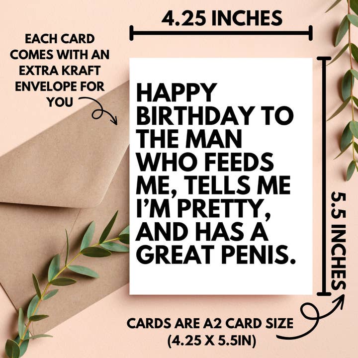 As Told By Ellie - Vente Cartes d'anniversaire - Cadeau d'anniversaire coquin pour lui Cartes osées inappropriées1