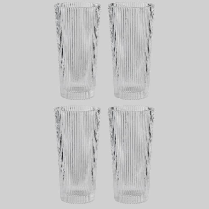 Verres longs Pilastro, ensemble de 4 pour la vente par Studio Nordhaven