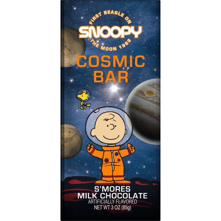 Space Peanuts 3oz Lait Choc S’mores Charlie Brown Cosmique pour la vente par Astor Chocolate Corp.