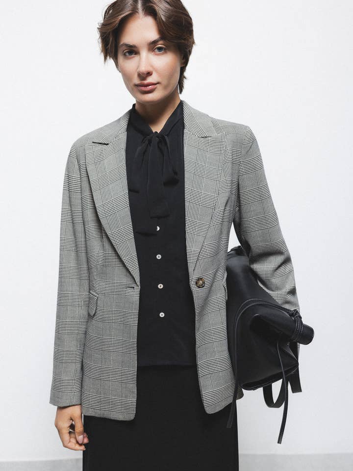 Glenruitenpatroon Blazer (426909-189) voor wholesale door Lanidor