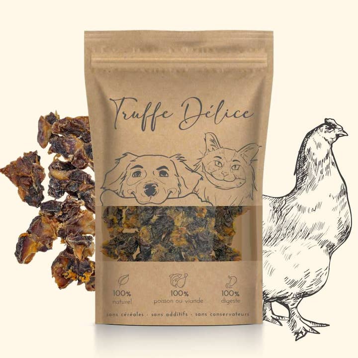 Truffe Délice - Wholesale Pet Treats - Dog - Chicken hearts