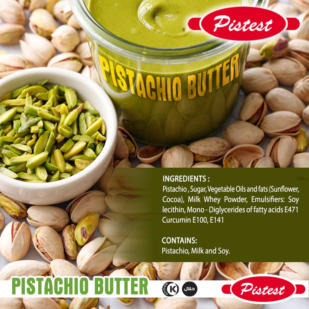 Pistest – Manteiga de frutos secos por atacado – Manteiga de Pistácio 240 Gramas 8,4 oz6