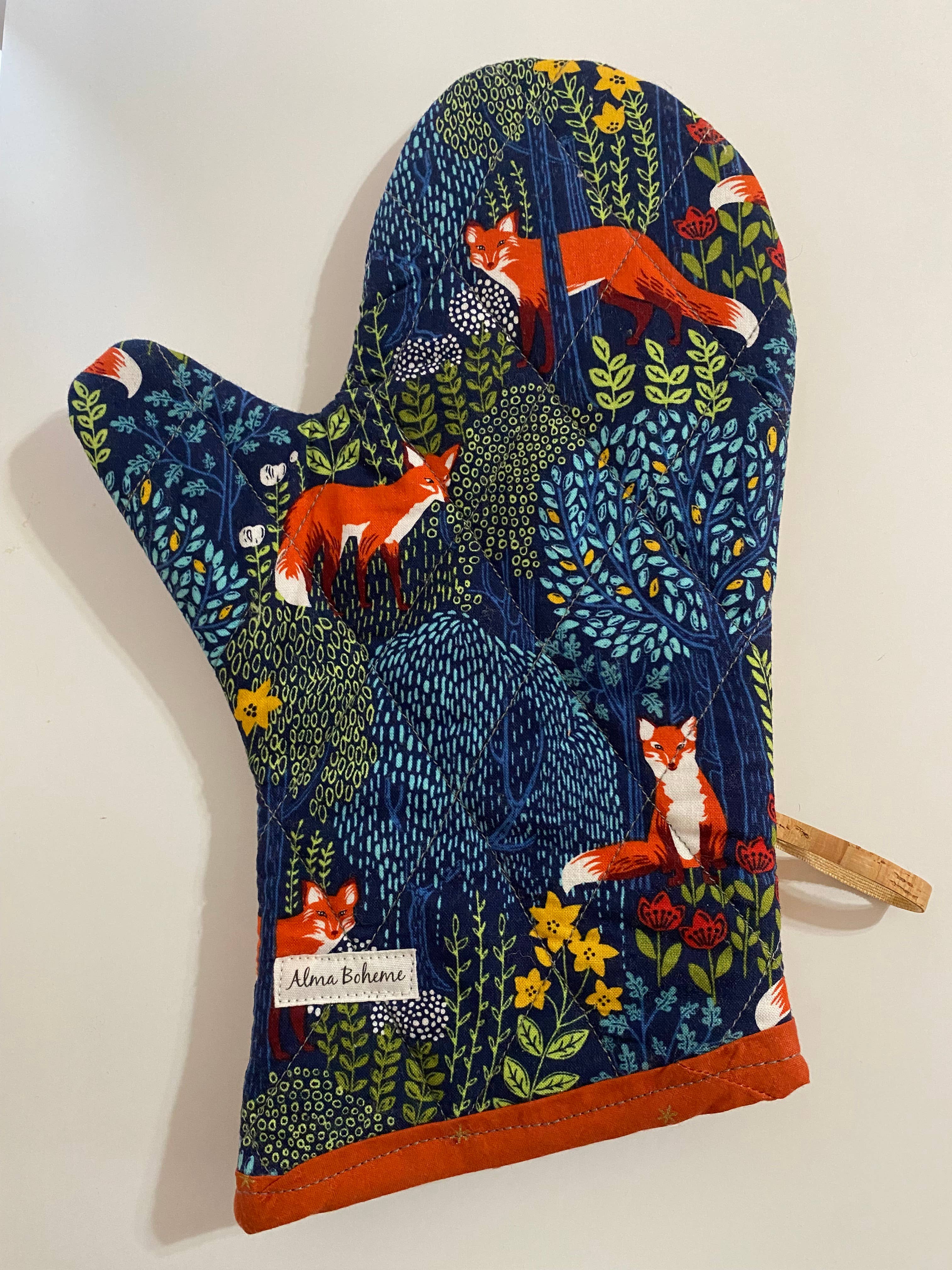 Alma Boheme Handmade - Venta al por mayor Manoplas para horno/ollas - Manopla de horno de corcho y algodón24