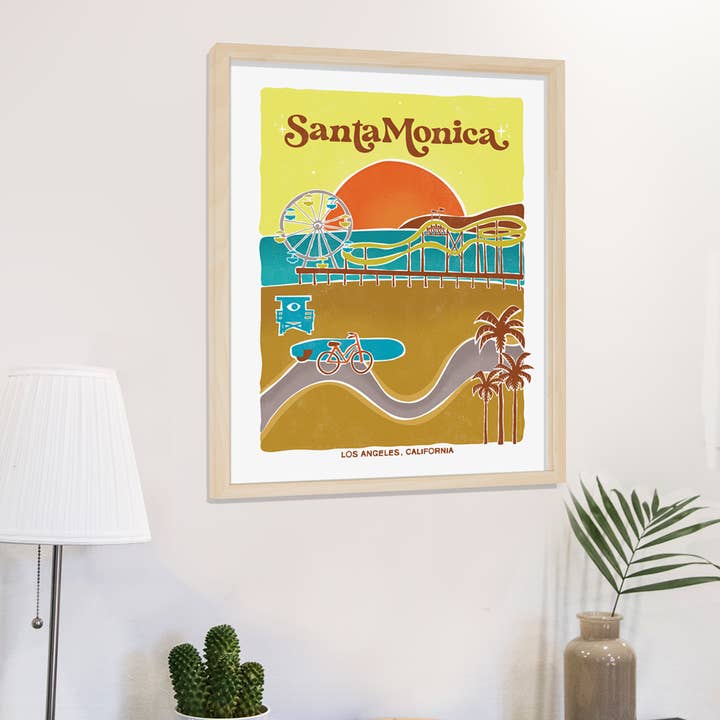 Sunday Arvo Surf Club - Wholesale Art Print - Santa Monica