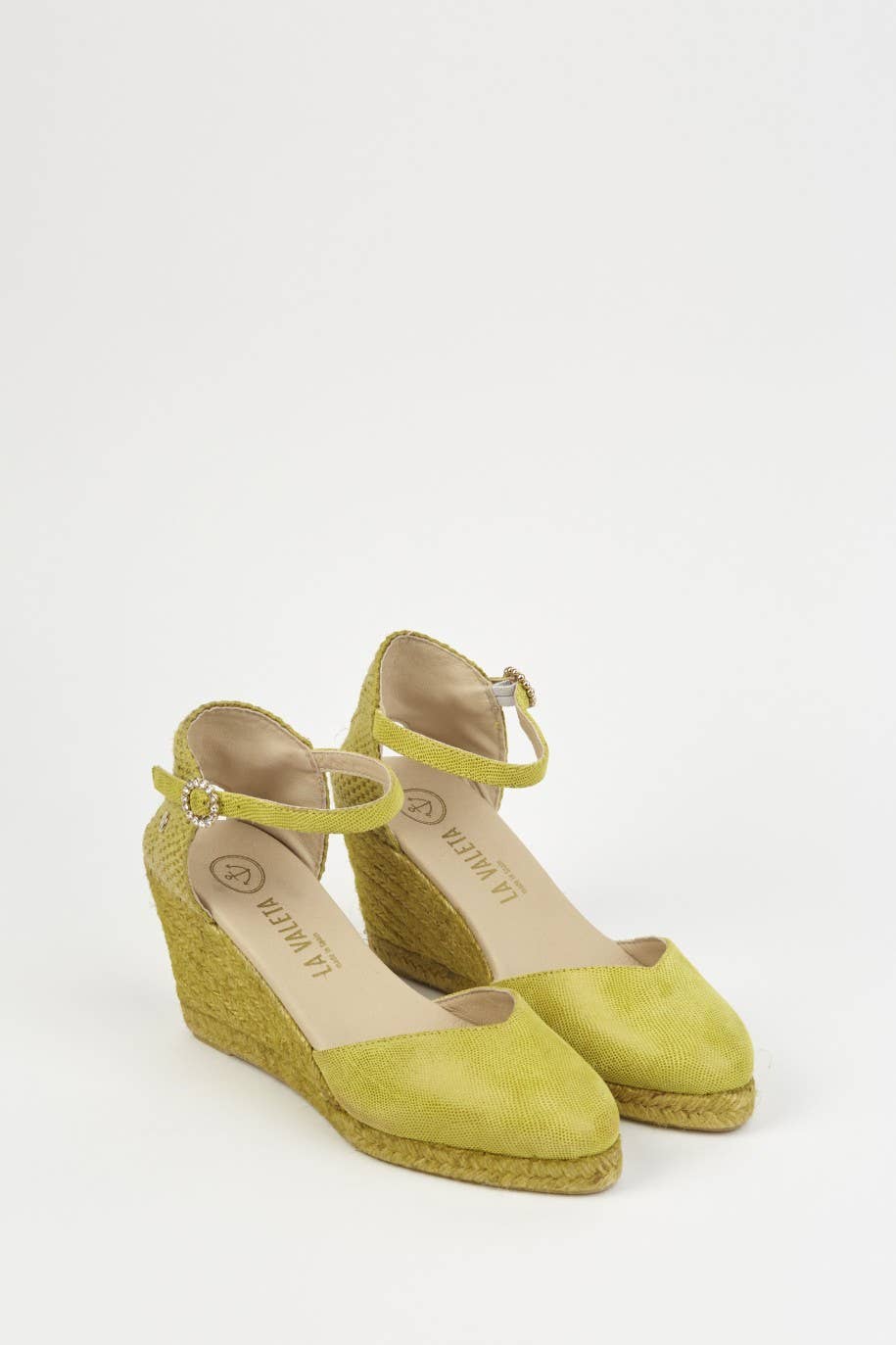 La Valeta Espadrilles-Ibera Factory Shoes slu - Wholesale Lifestyle Sneakers - Women's - Leticia Lima | Lime Green Espadrilles3