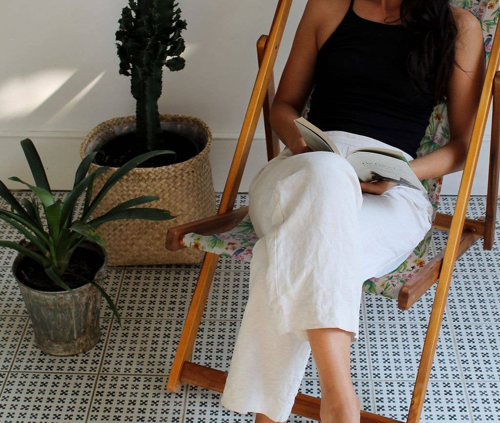 Lemon Made - Wholesale Folding Chair - Paradise Print Deckchair2