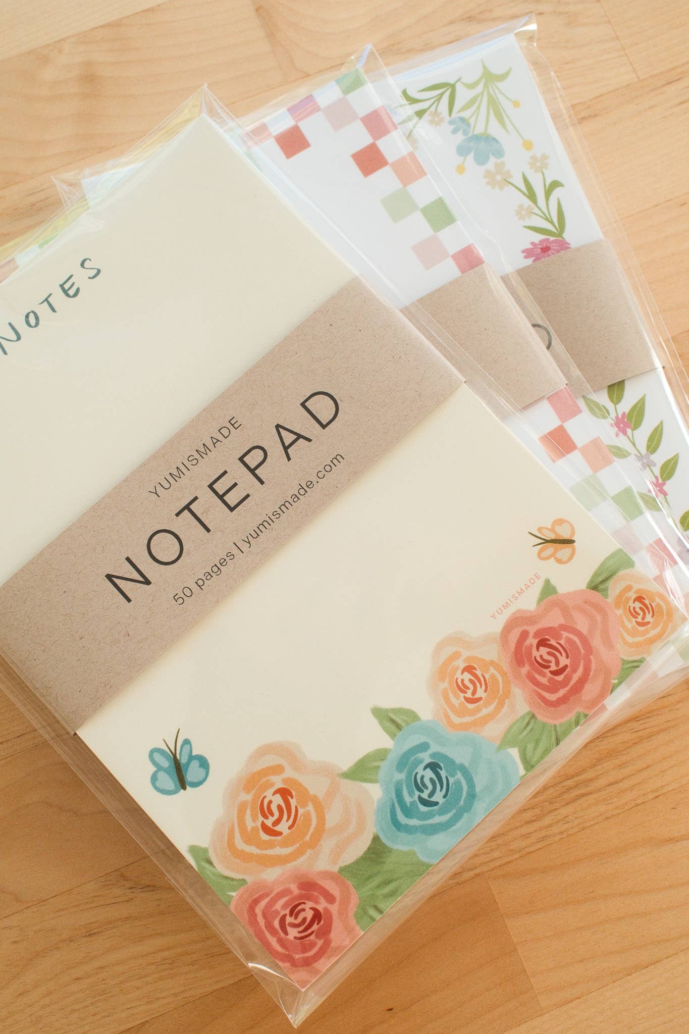 Yumismade - Wholesale Notepad - Checkered Pattern Blank Notepad3