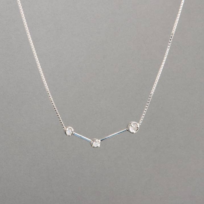 CONSTELLATION NECKLACE WITH MOONSTONE for wholesale by HALEY LEBEUF JEWELRY