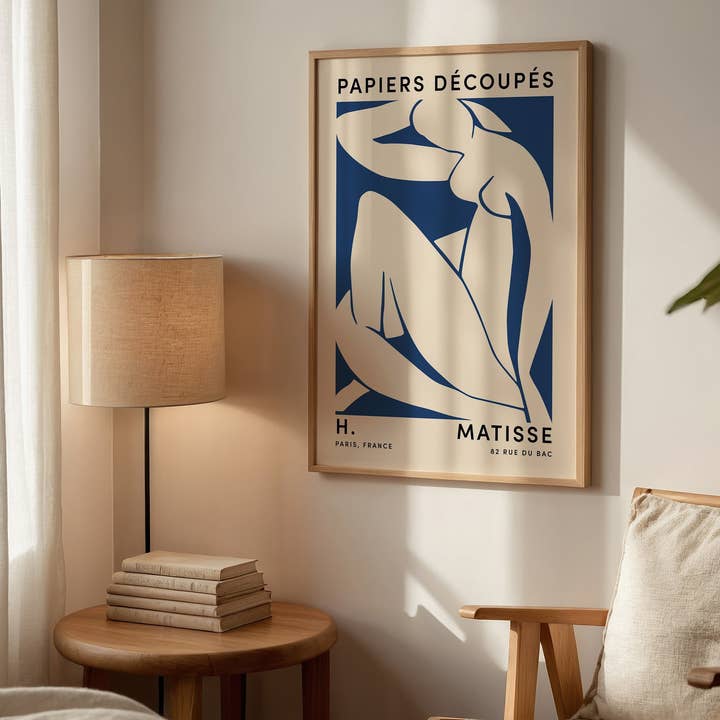 Alluvion – wholesale Art print – Papiers Decoupes Blue1