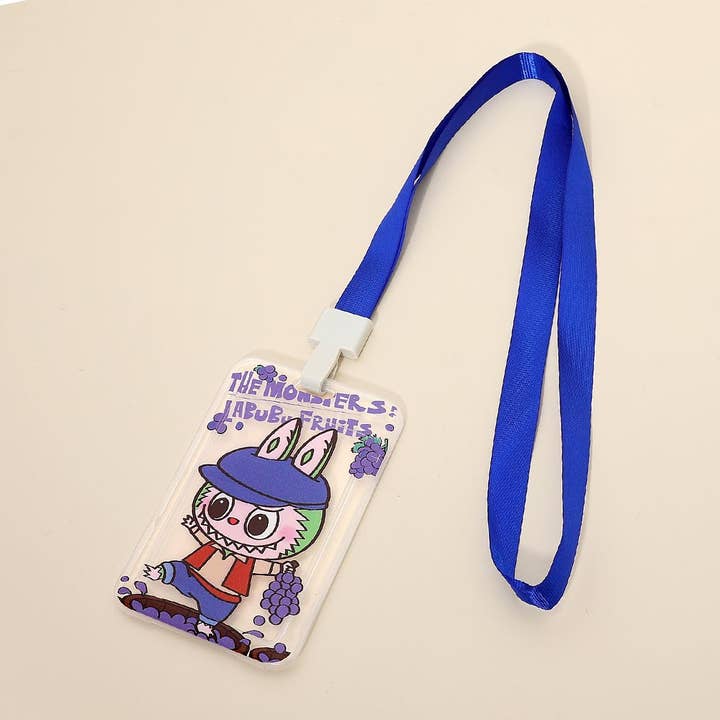 Sensibling Corp. – Engroshandel Nøglesnor – Kvinder – 12 STK - Monster Bunny trykte nøglesnore til ID-kortholdere2