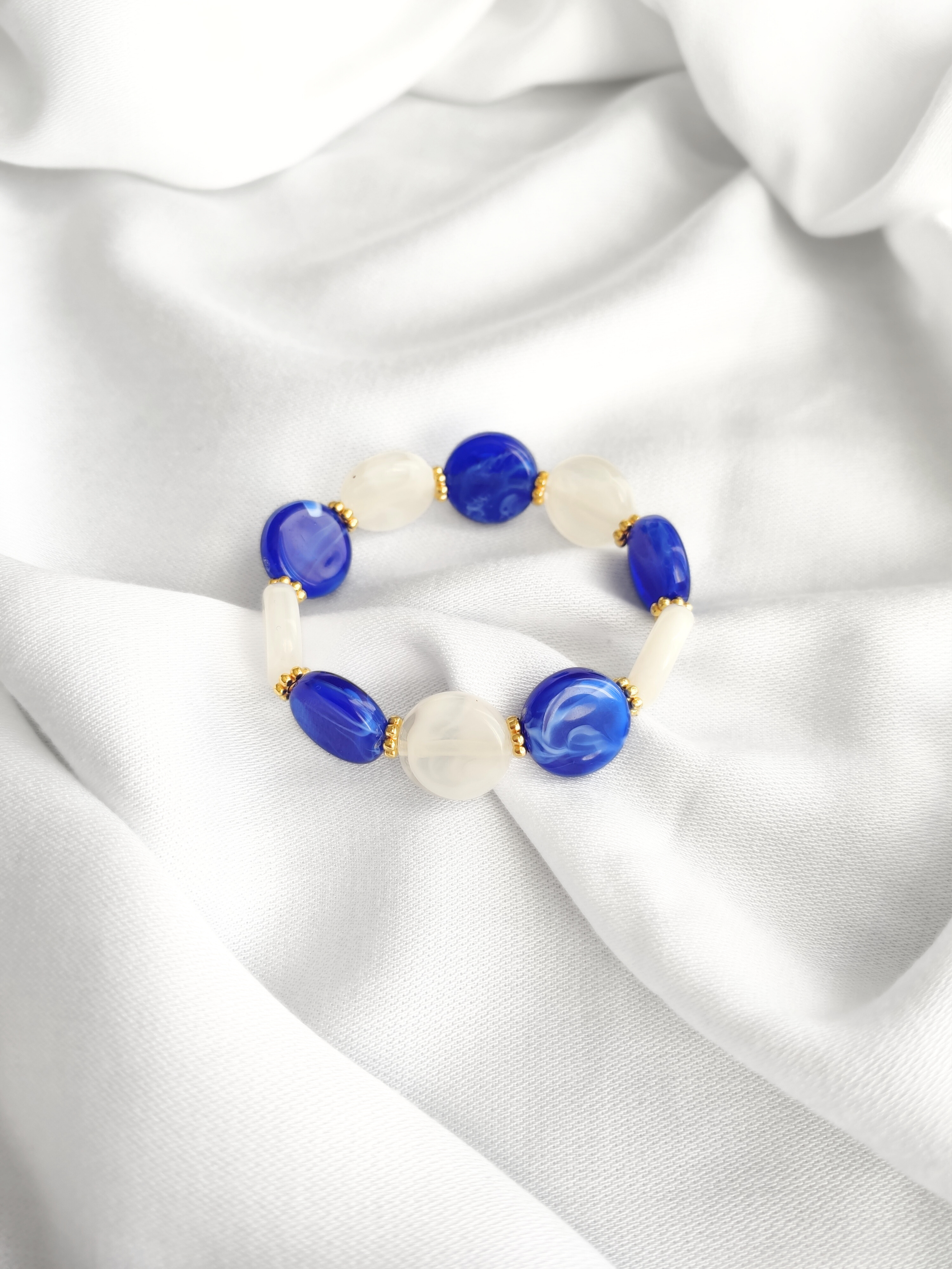 L'Atelier d'Artémis - Vente Bracelet de perles - Bracelet élastique ROMY10