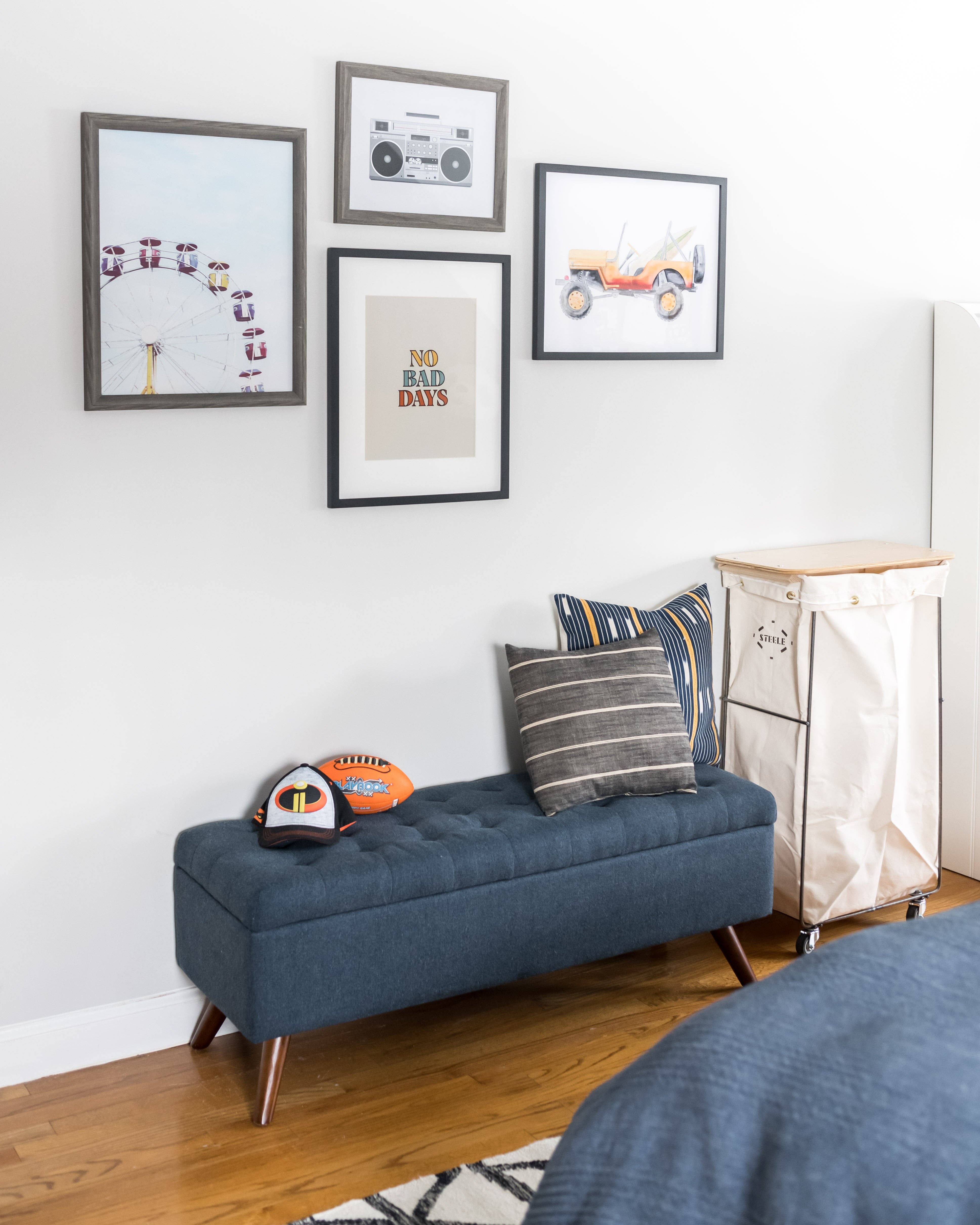 Steele Canvas Basket Corp. - Wholesale Opbergbak - Cadiehouten deksel met kleine tas1