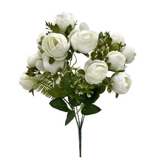 David Fischhoff Ltd – wholesale Artificial flowers – DF20163 - Six Assorted Rose Bud Bunch4