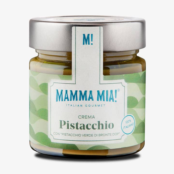 Maman Mia ! Crème DOP à la pistache de Sicile de Bronte pour la vente par Italian Within