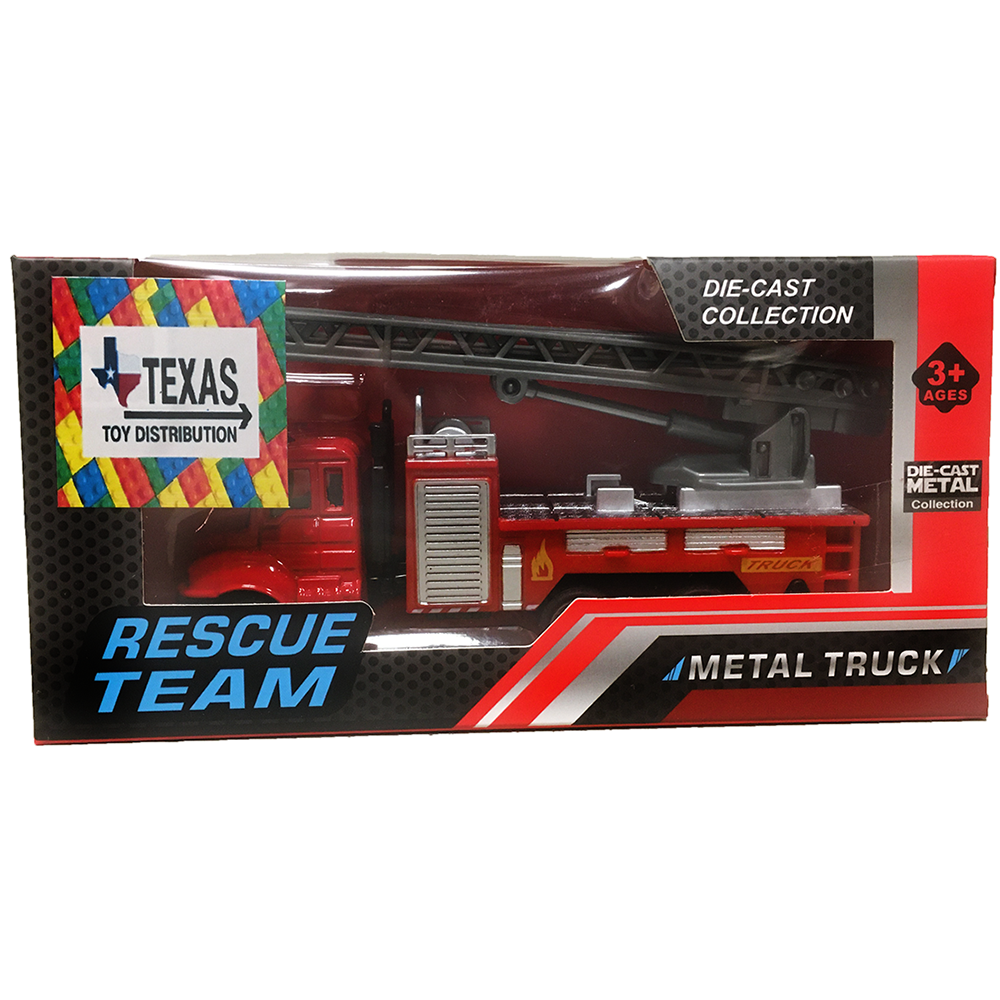 Texas Toy Distribution - Vendita all'ingrosso Macchinetta/camioncino giocattolo - Bambini  - Veicoli antincendio pressofusi in scatola da collezione, 3 stili3