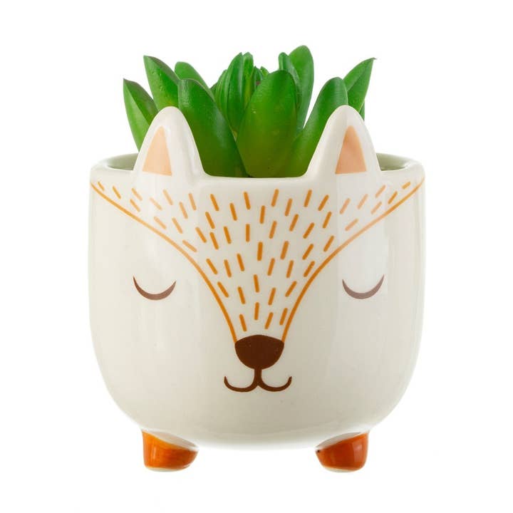 Mini Woodland Fox Planter and other Purchase Wholesale tea cup planter. Free Returns & Net 60 Terms on Faire trending on Faire.