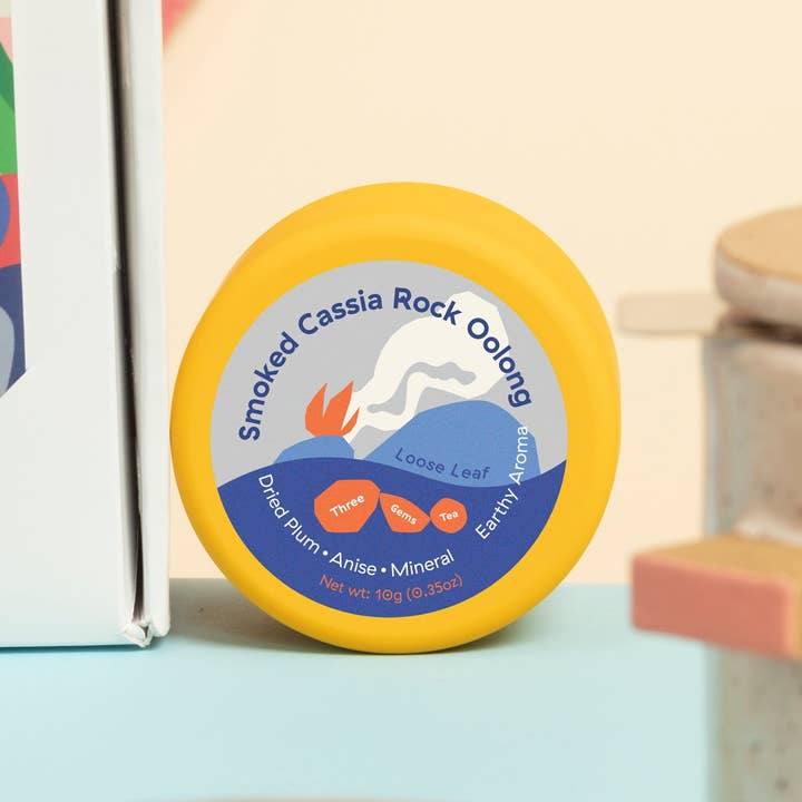 Three Gems Tea – Chá solto por atacado – MINI: Cassia Rock Oolong defumado (10g)3