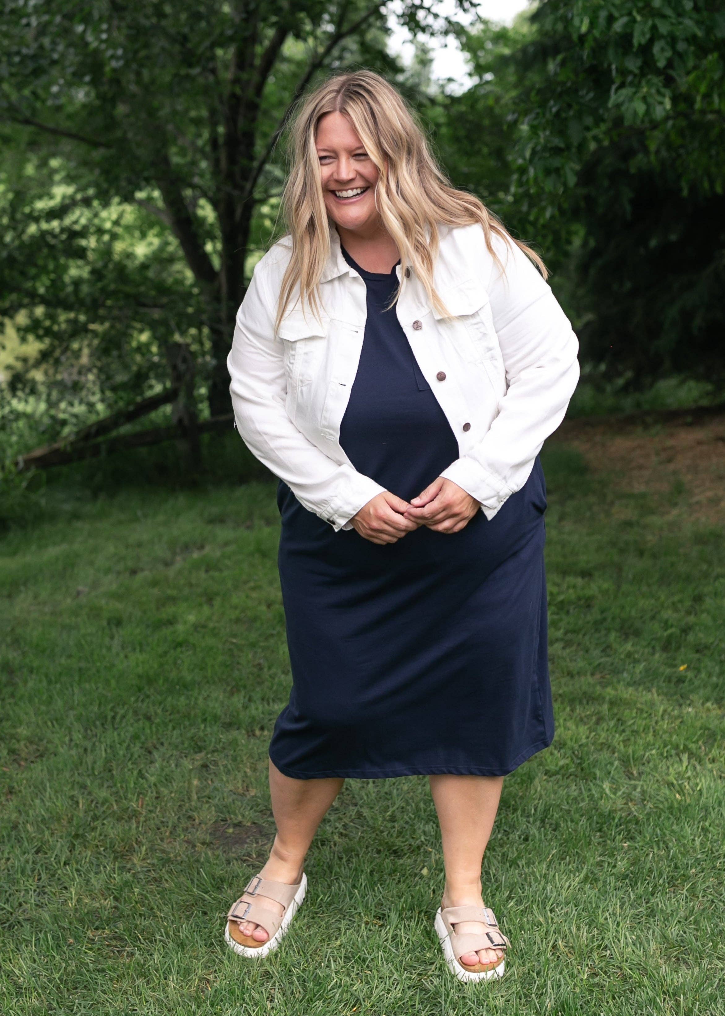 Inherit Clothing Company - Wholesale Dress - Women's - Finley T-shirt Midi Dress1