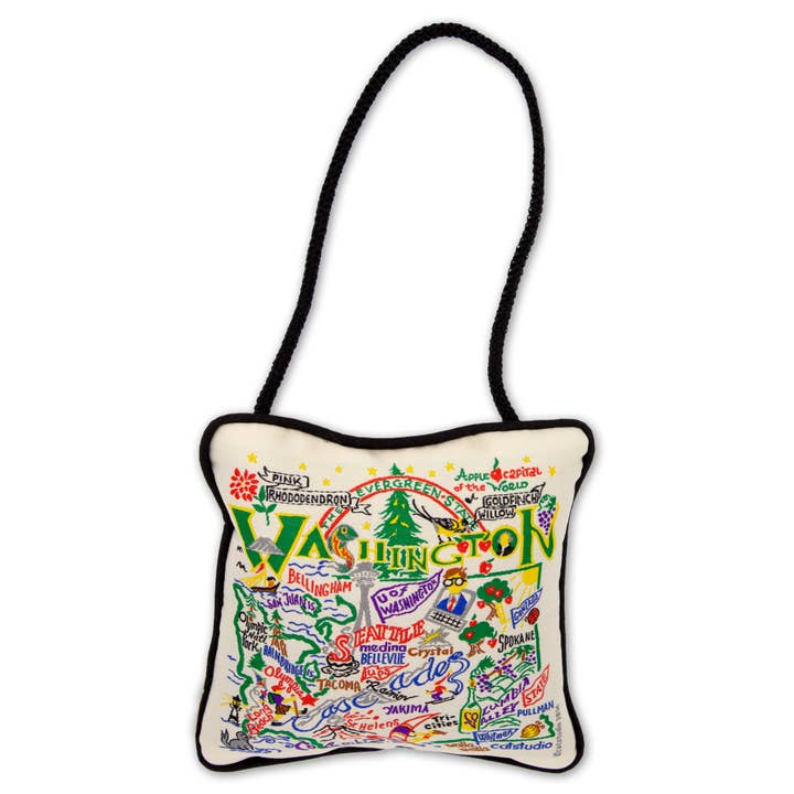 Washington Mini Pillow Ornament for wholesale by catstudio