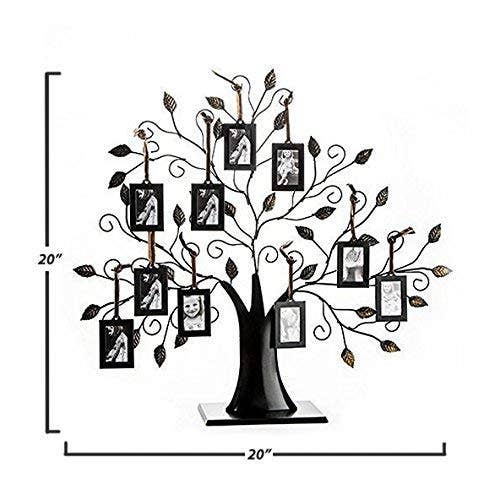 Klikel - Wholesale Picture Frame - Family Tree with 10 Hanging Picture Frames
