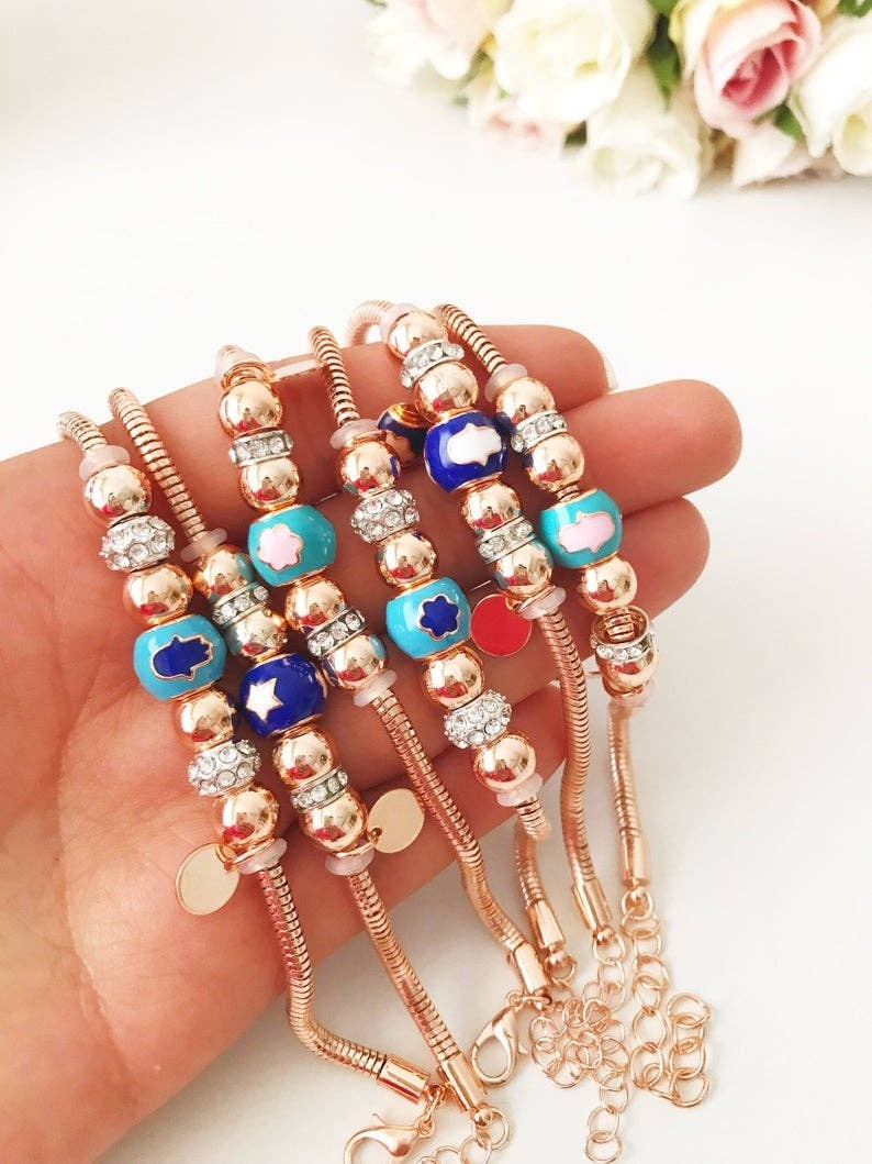 Evileyefavor - Wholesale Charm/Dangle Bracelet - Pandora Bracelet, Charm Bracelet, Rose Gold Chain Bracelet4