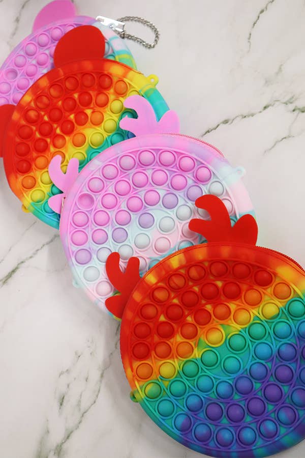 Multi Color Push Pop Fidget Cross Body Bag for wholesale on Faire2