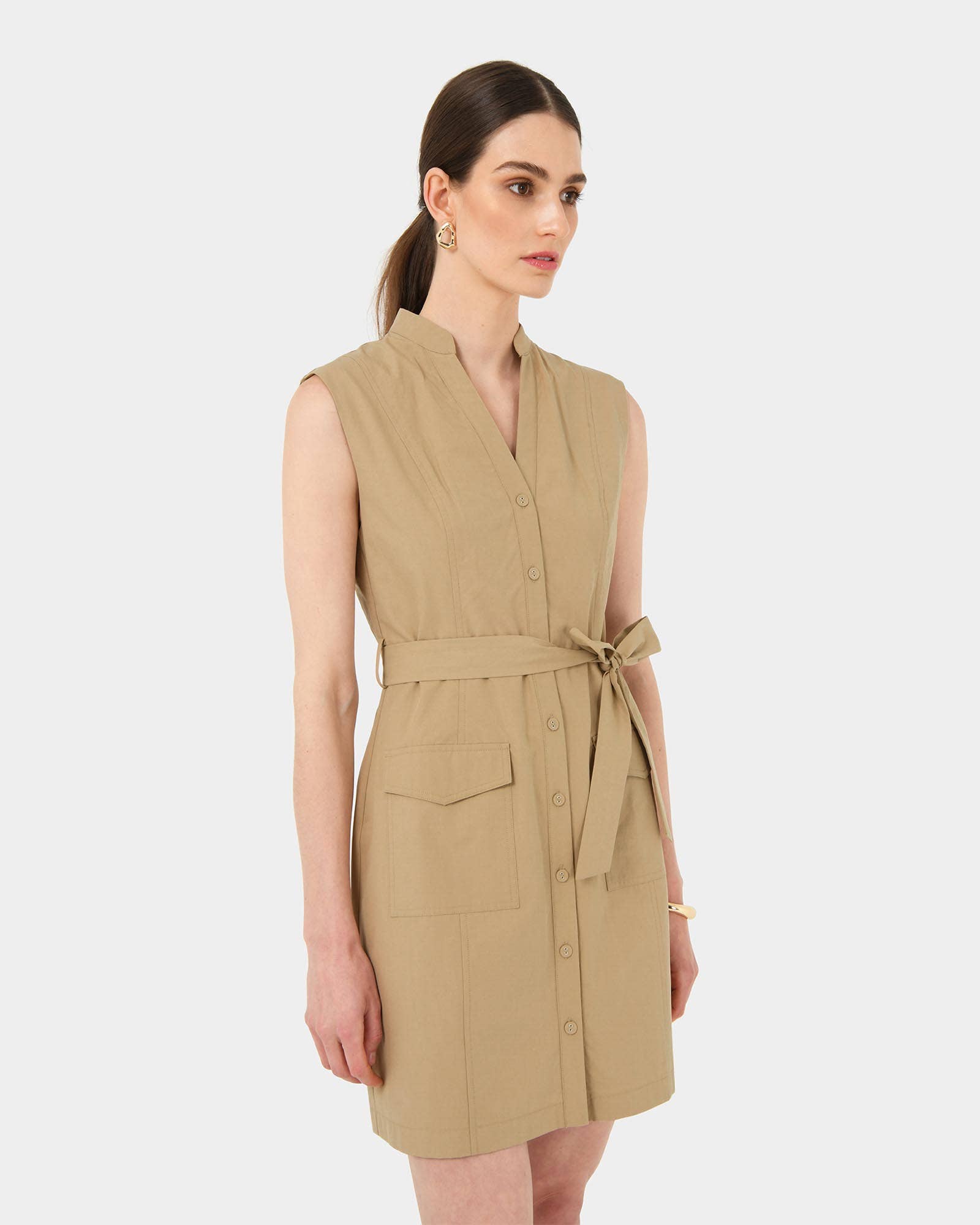 Forcast – Vestido - Mulher por atacado – Vestido Utilitário com Laço Kiran para Mulher da Forcast9