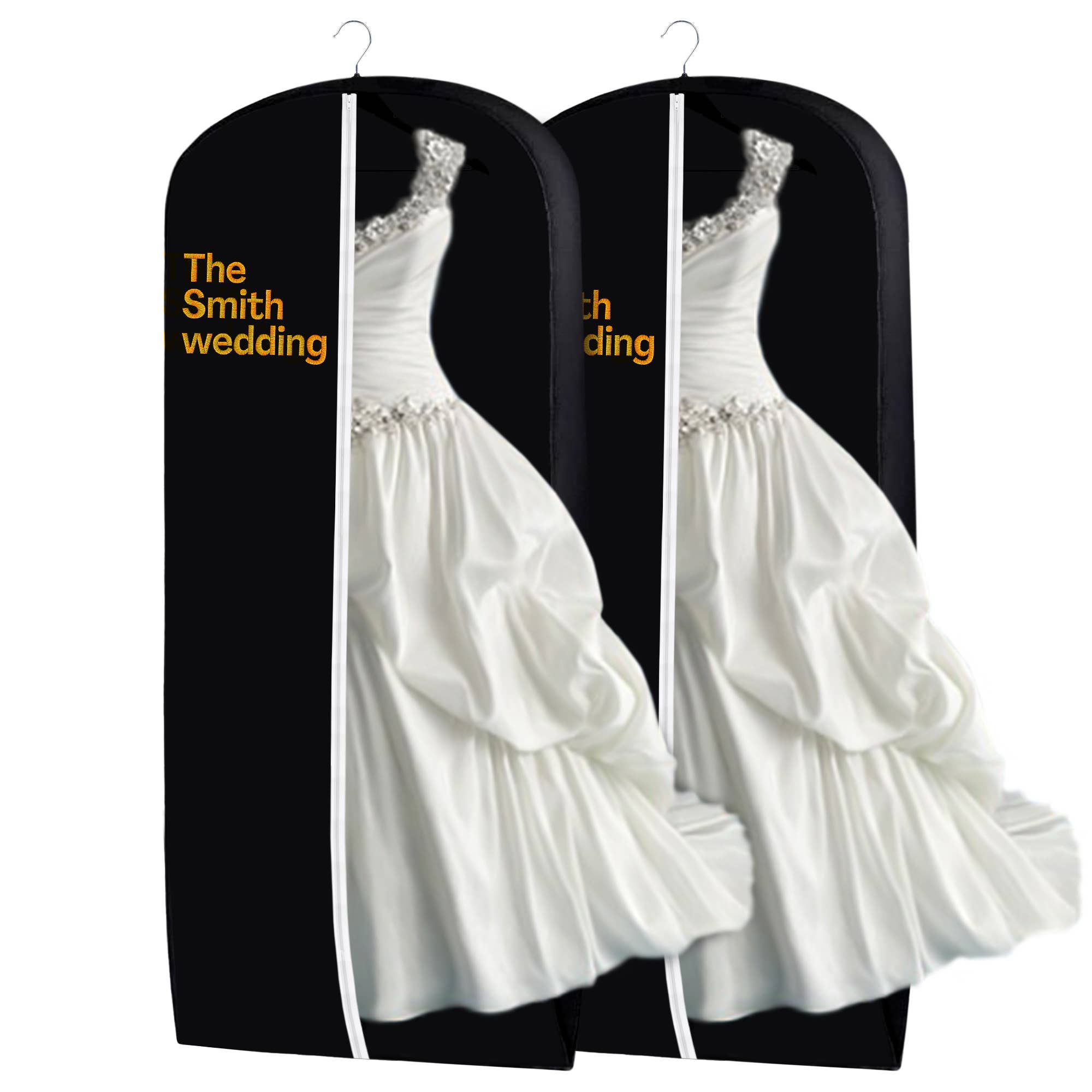 Gradzo – wholesale Garment bag – unisex – Personalized Garment Hanger for Wedding Dresses & Tuxedos4